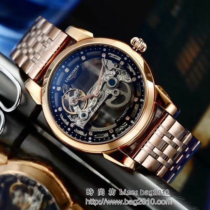 LONGINES浪琴 高級定制 全自動機械 男士腕表 WSS0247
